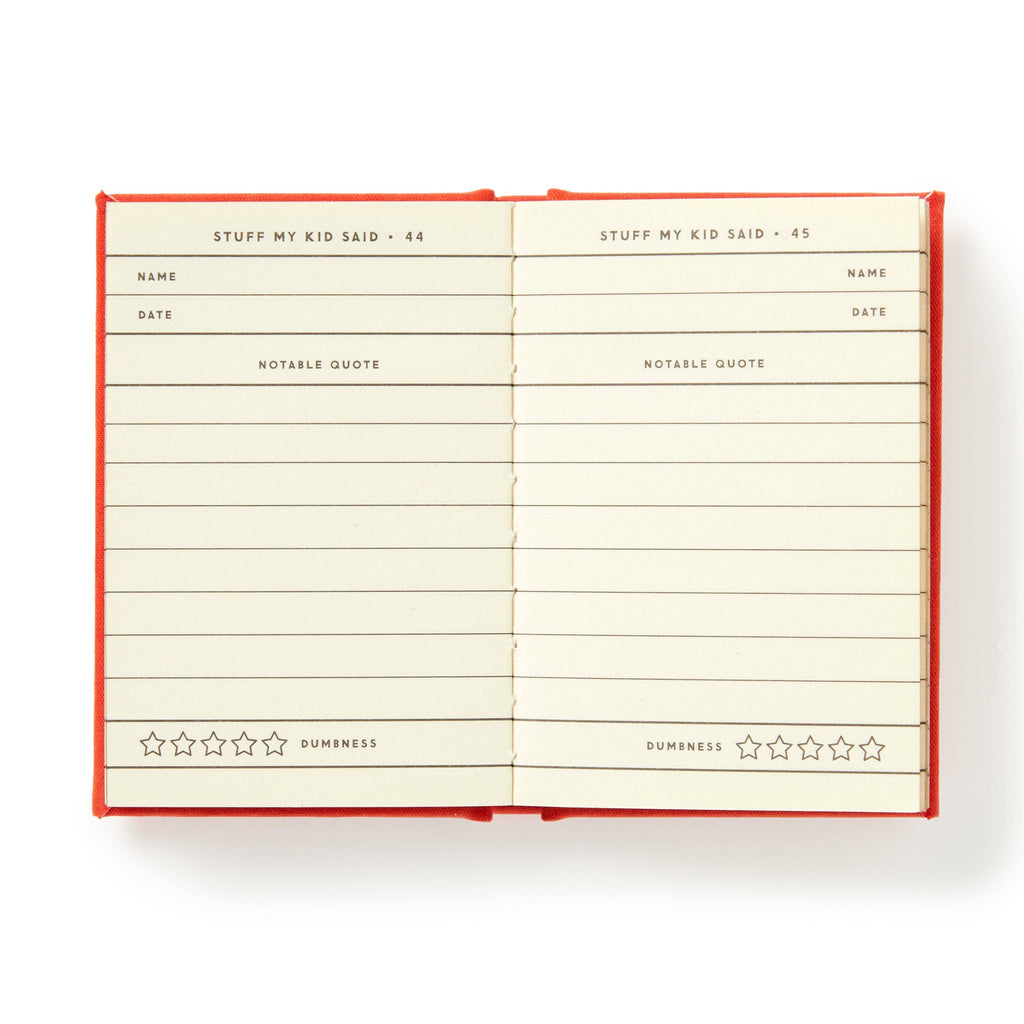 Brass Monkey- Dumb Things My Kid Said Tiny Diary