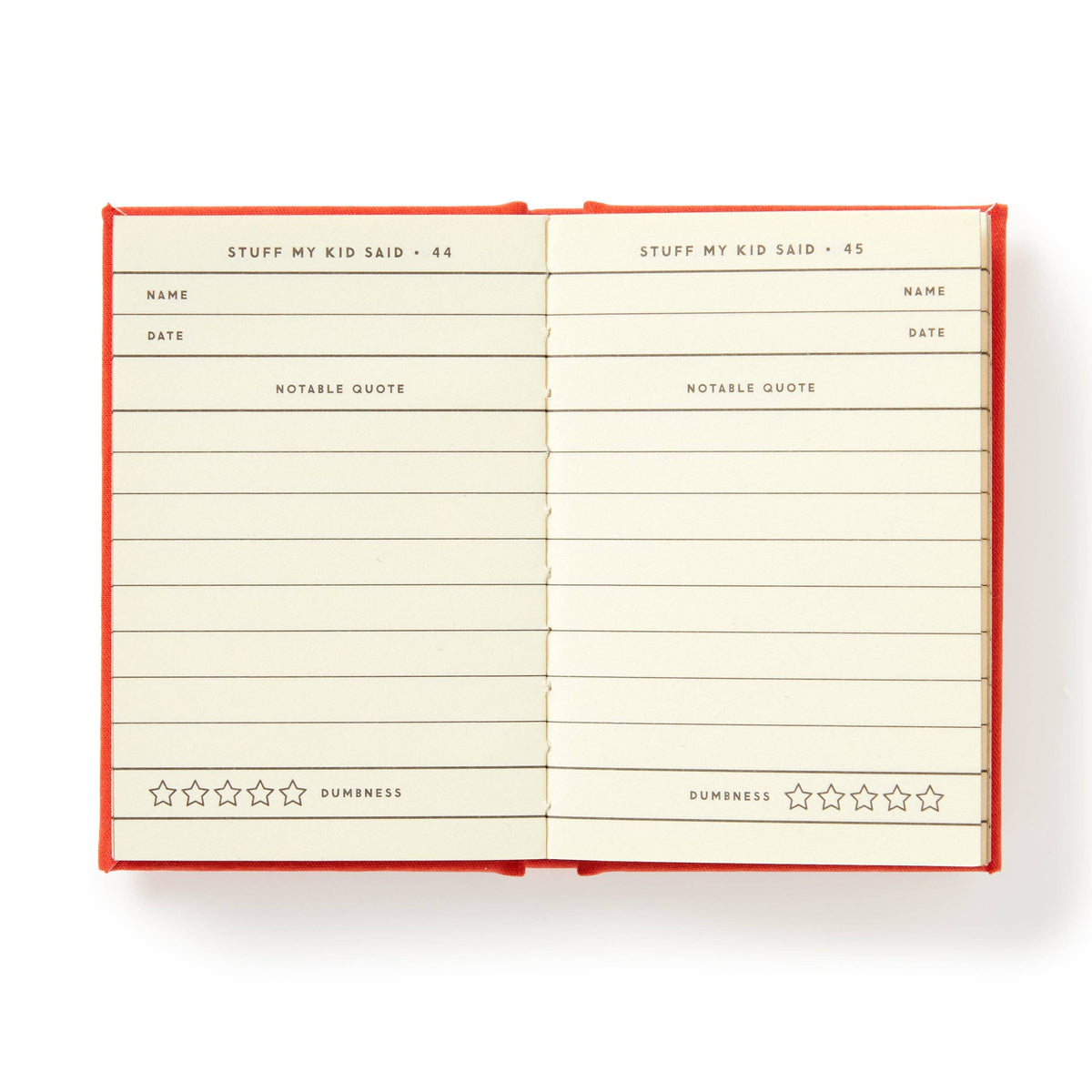 Brass Monkey- Dumb Things My Kid Said Tiny Diary