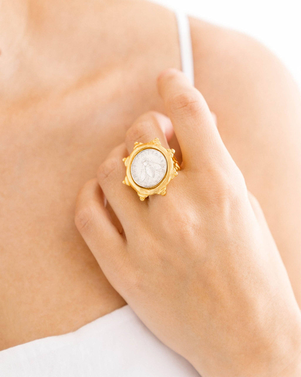 Susan Shaw- Florence Italian Bee Coin Ring