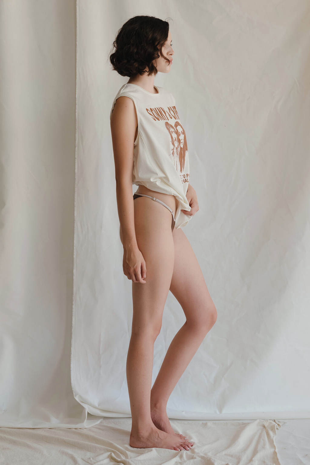 People of Leisure- Sonny & Cher Oversized Tank