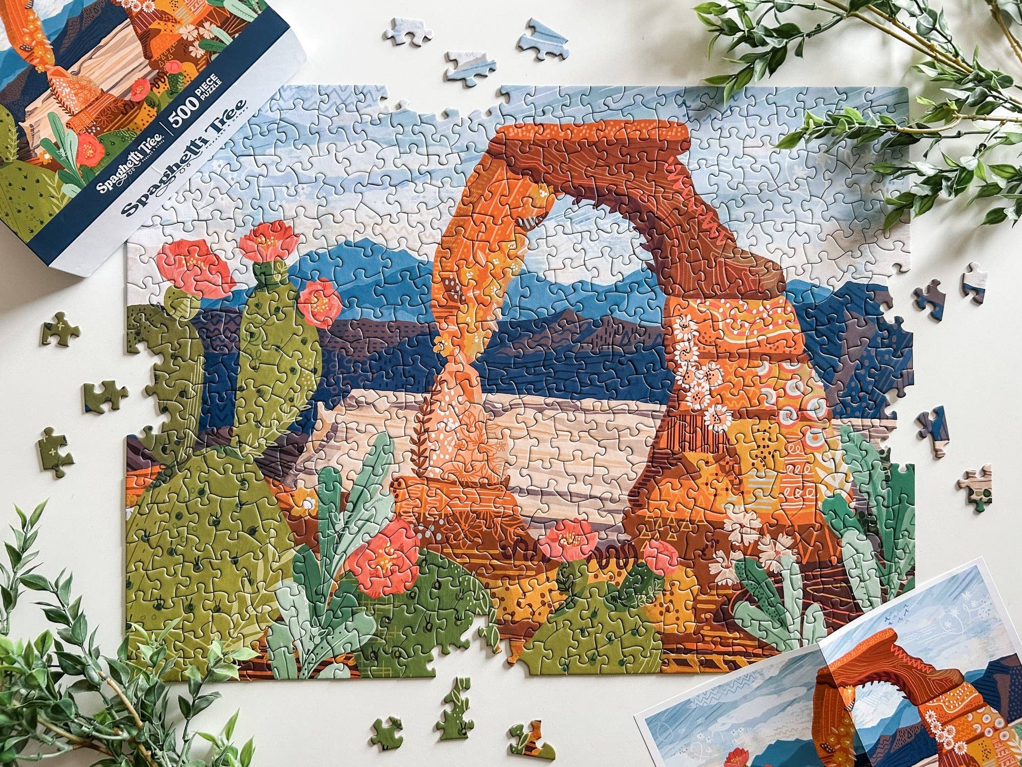 Spaghetti Tree- Delicate Work of Arch 500 Pc Puzzle