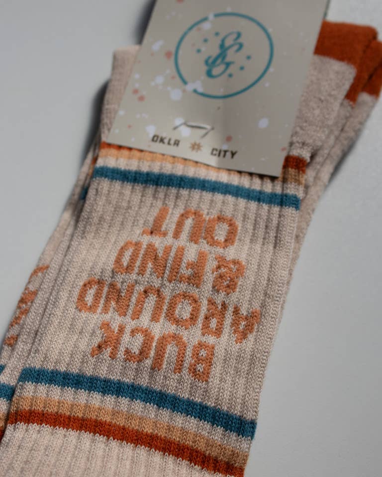 Shop Good- Buck Around and Find Out Western Socks