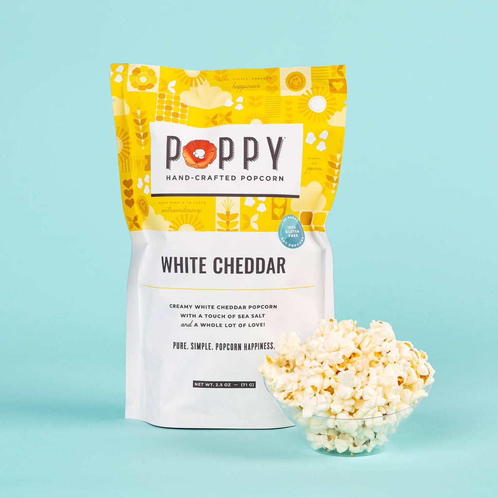 Poppy Popcorn- White Cheddar Popcorn