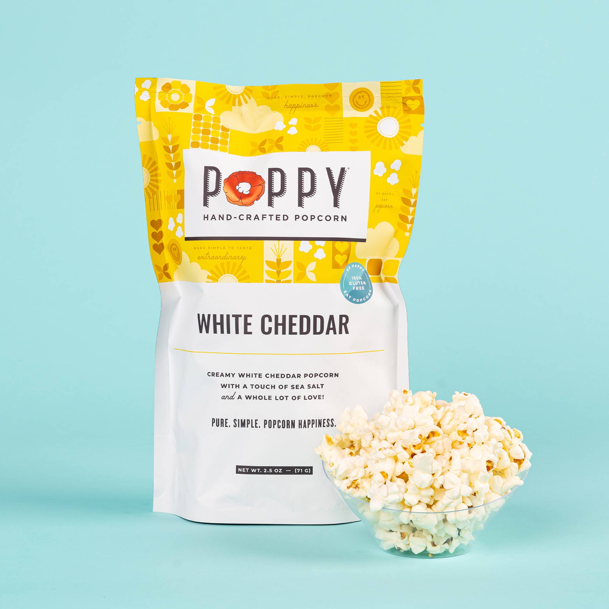 Poppy Popcorn- White Cheddar Popcorn