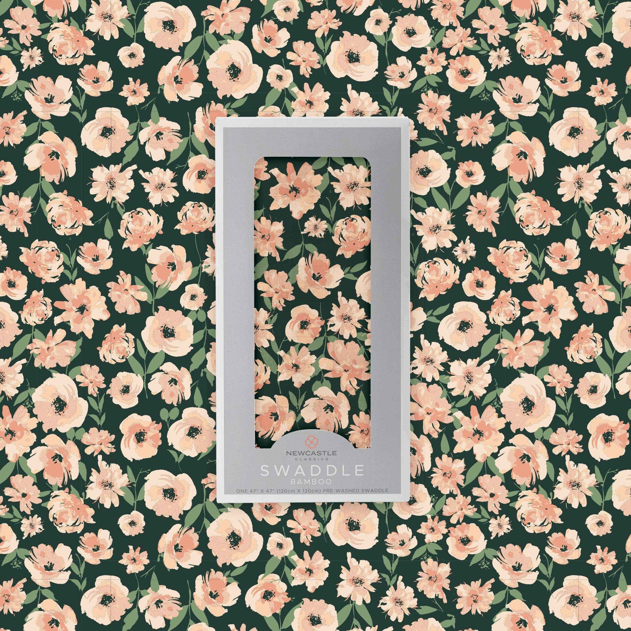 Newcastle Classics- Canyon Sunset Flowers Bamboo Swaddle