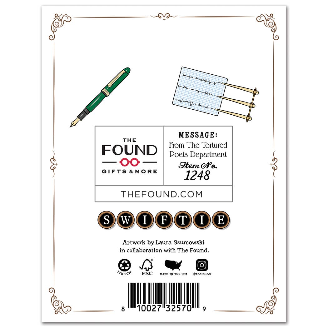 The Found- Taylor Tortured Poets Birthday Card