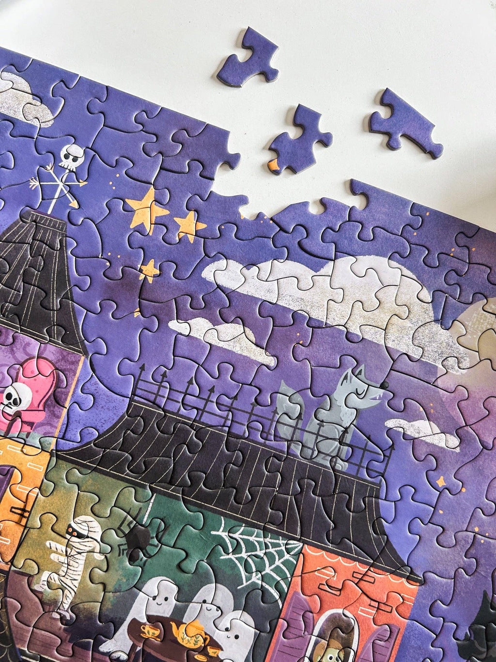 Spaghetti Tree- Spooky Manor 500 Piece Halloween Puzzle
