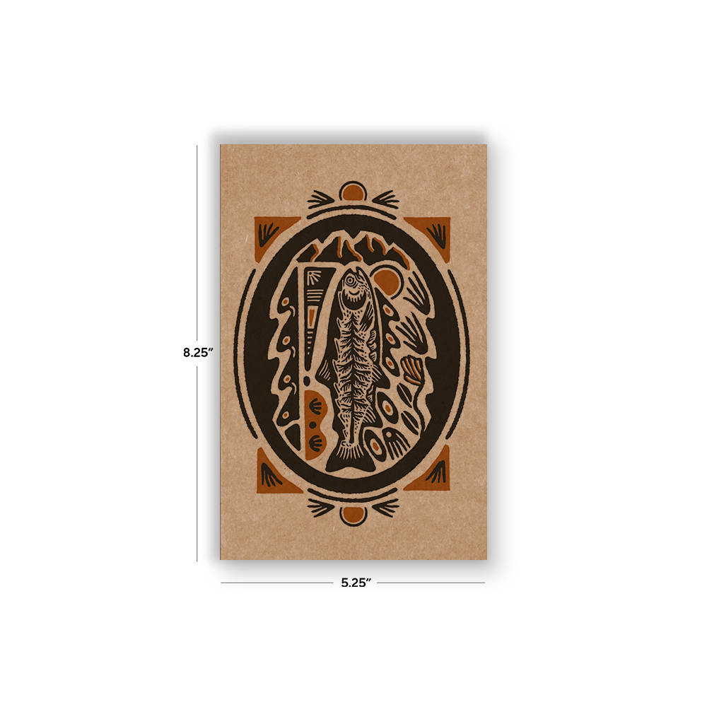 Denik x Rayco- Spirit of the River Kraft Classic Layflat Notebook