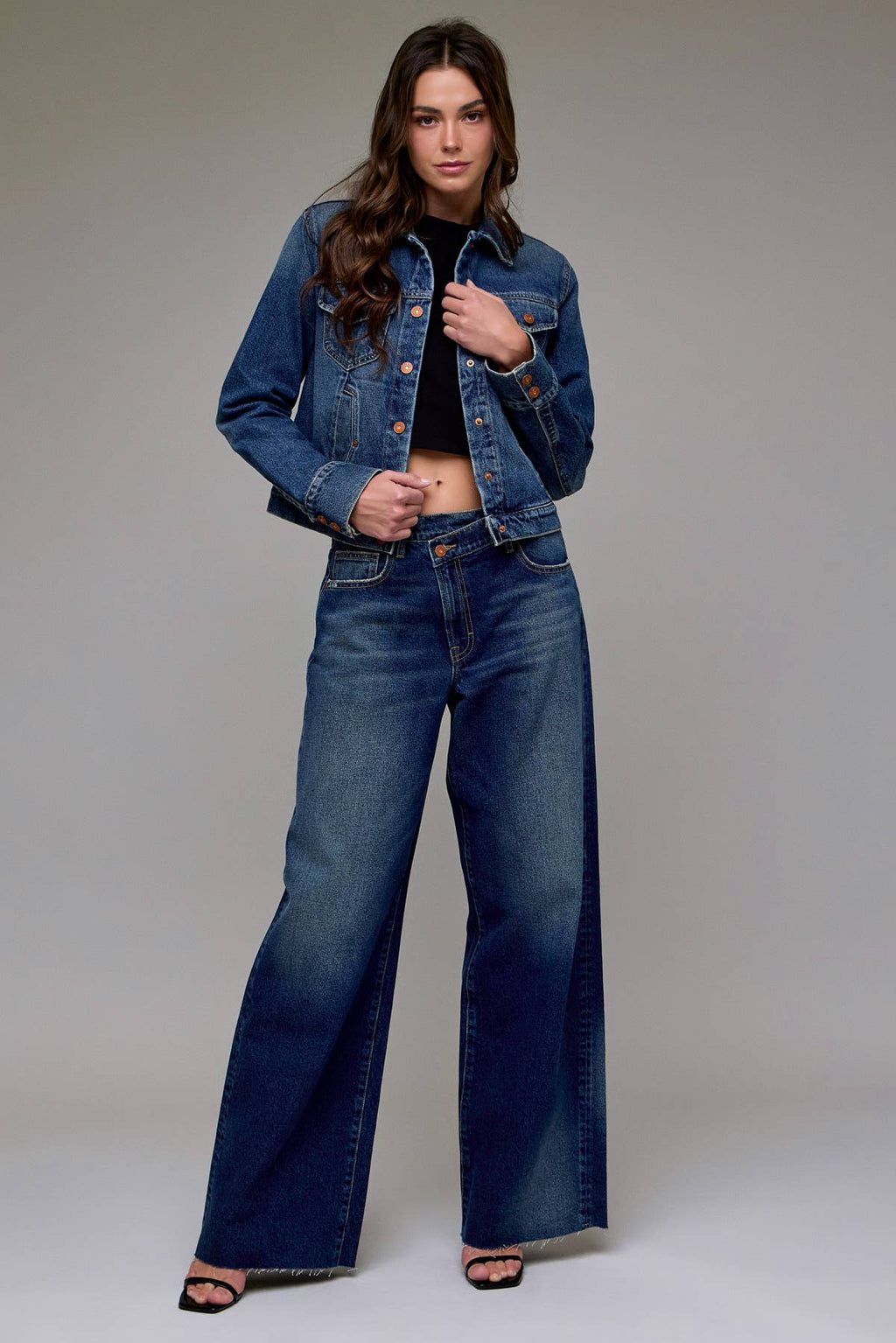 Hidden Jeans- Dark Wash Classic Trucker Jacket