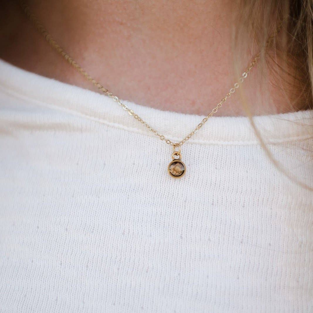 Seed & Soil- Tiny Mustard Seed Necklace