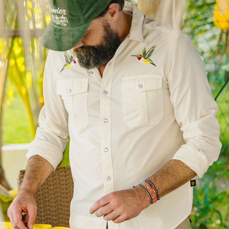 Howler Bros- Nectar Seekers Gaucho Snapshirt
