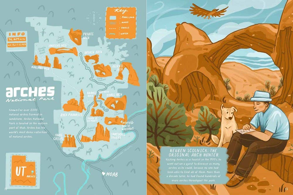 Gibbs Smith- National Parks Maps: Illustrated Maps of 62 National Parks