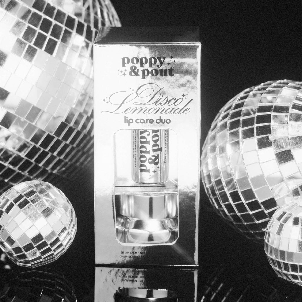 Poppy & Pout- Lip Care Duo, Disco Lemonade