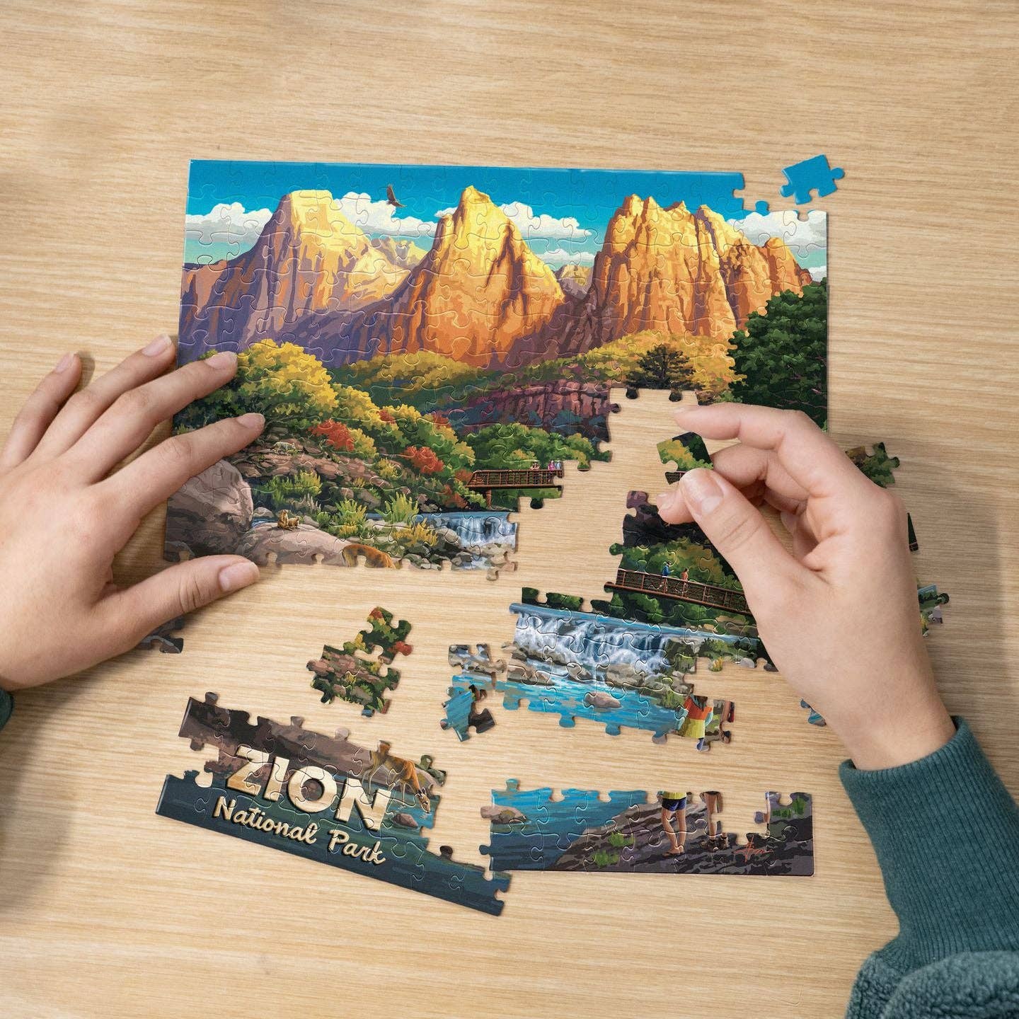 Boardwalk Puzzle Company- Zion National Park - Personal Puzzle - 210 Piece
