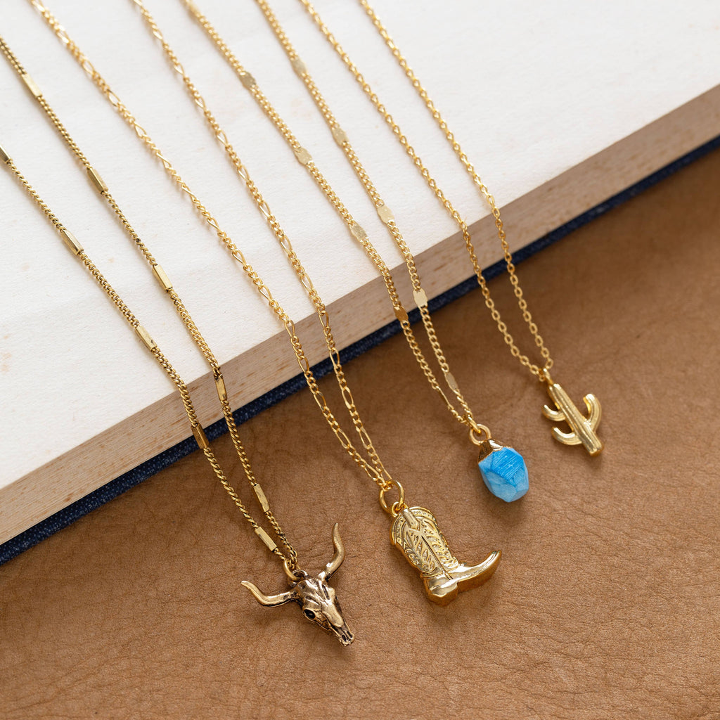 Amano Studio- Cowboy Boot Charm Necklace