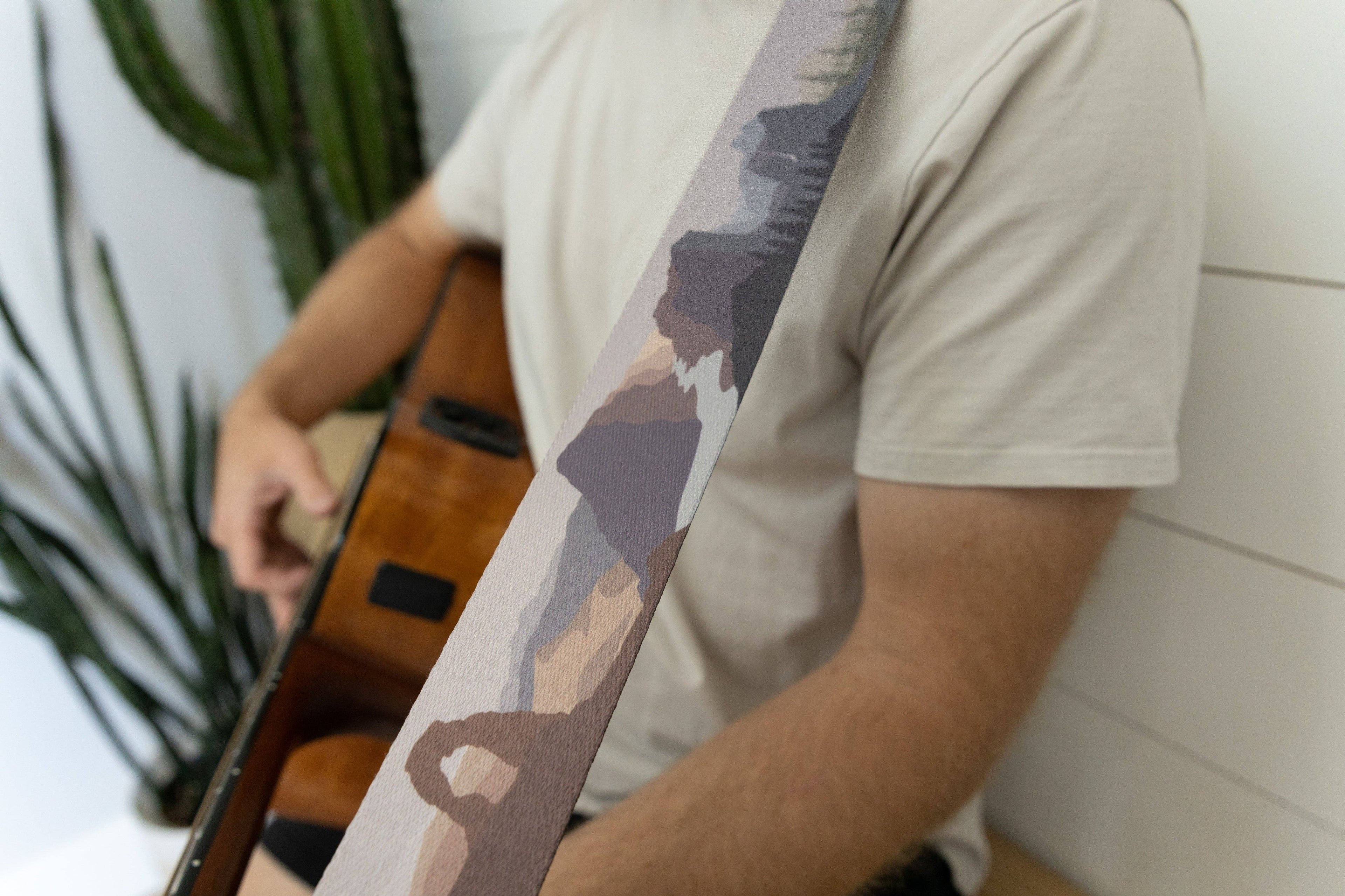 Wildtree- Guitar Strap - Parks in Color - National Park Design