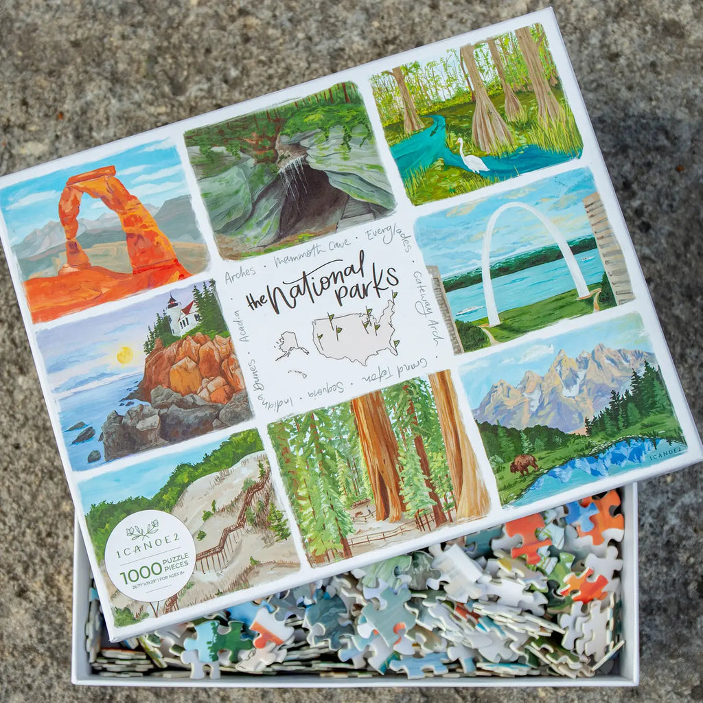 1Canoe2- National Parks - 1,000 Piece Jigsaw Puzzle