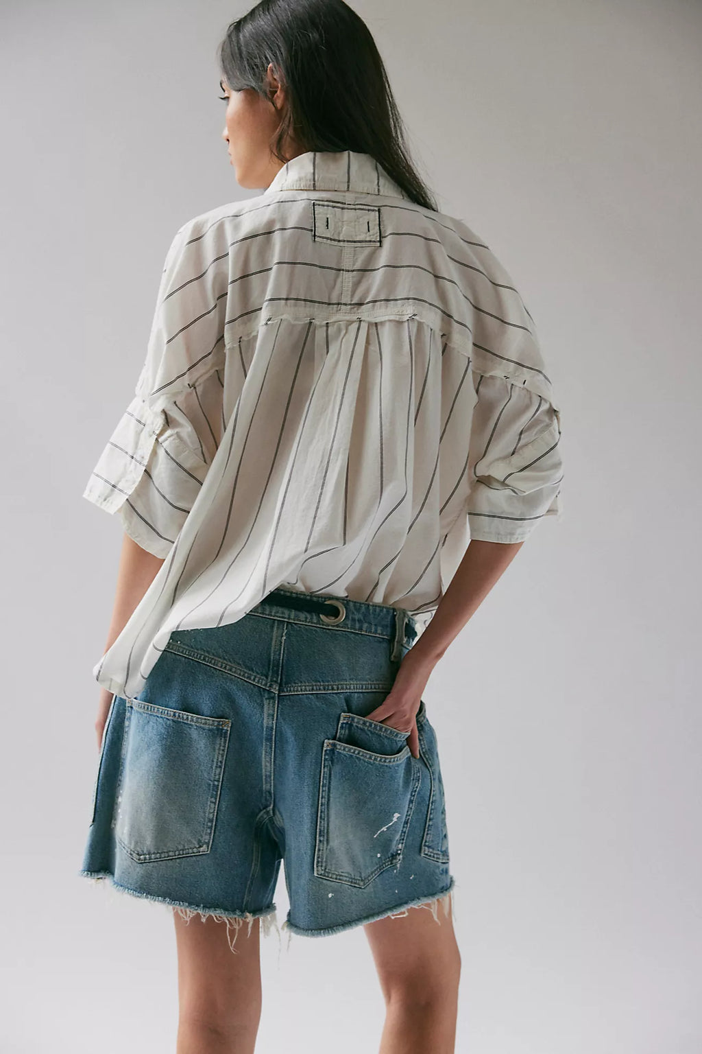 Free People- We The Free Moxie Barrel Shorts