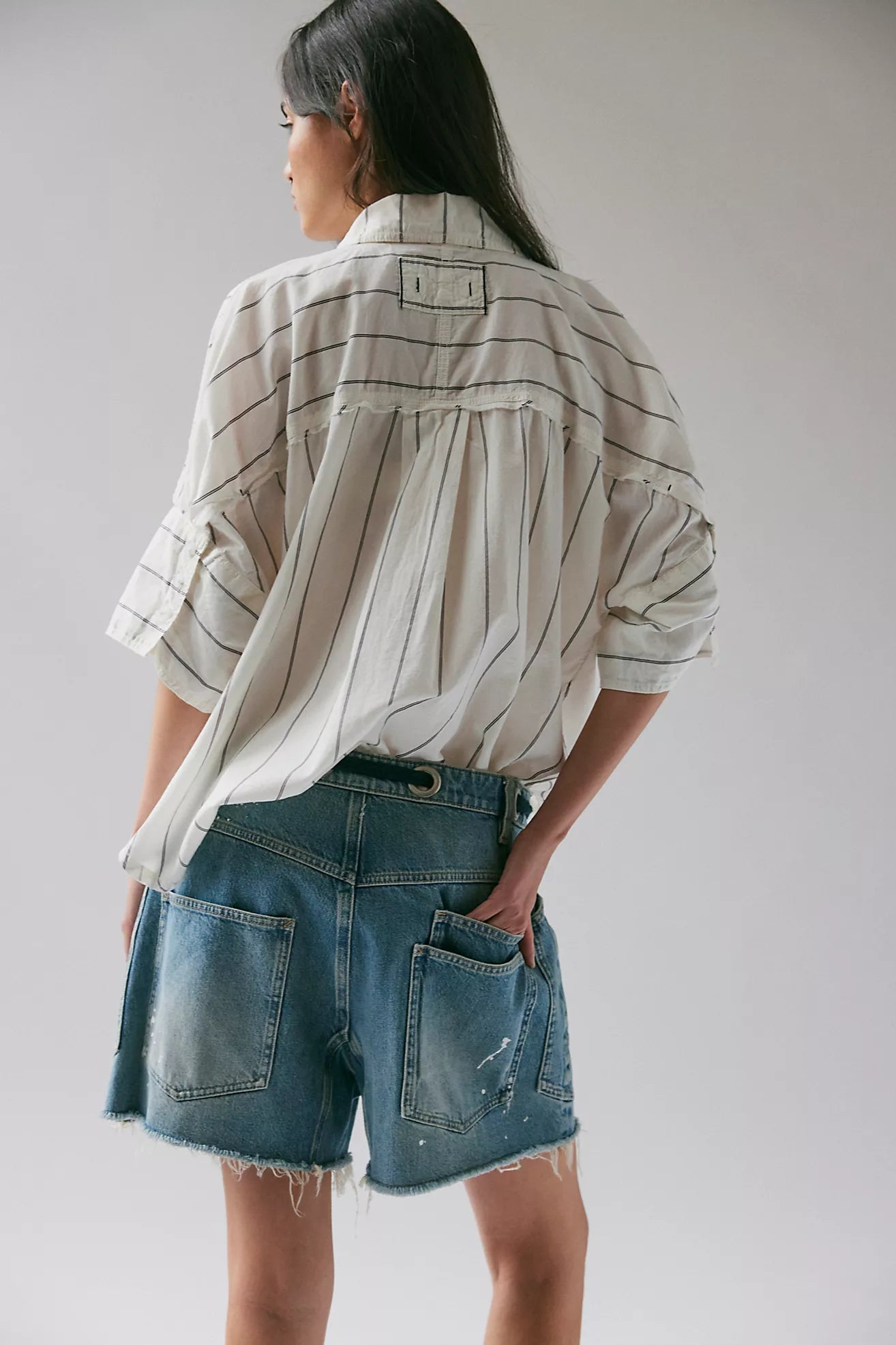 Free People- We The Free Moxie Barrel Shorts