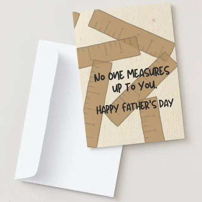 Chika Paper Studio- Father's Day Card: No One Measures