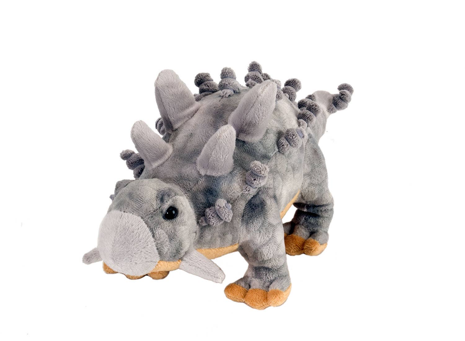 Wild Republic- Dinosauria-Mini Ankylosaurus Stuffed Animal 10"