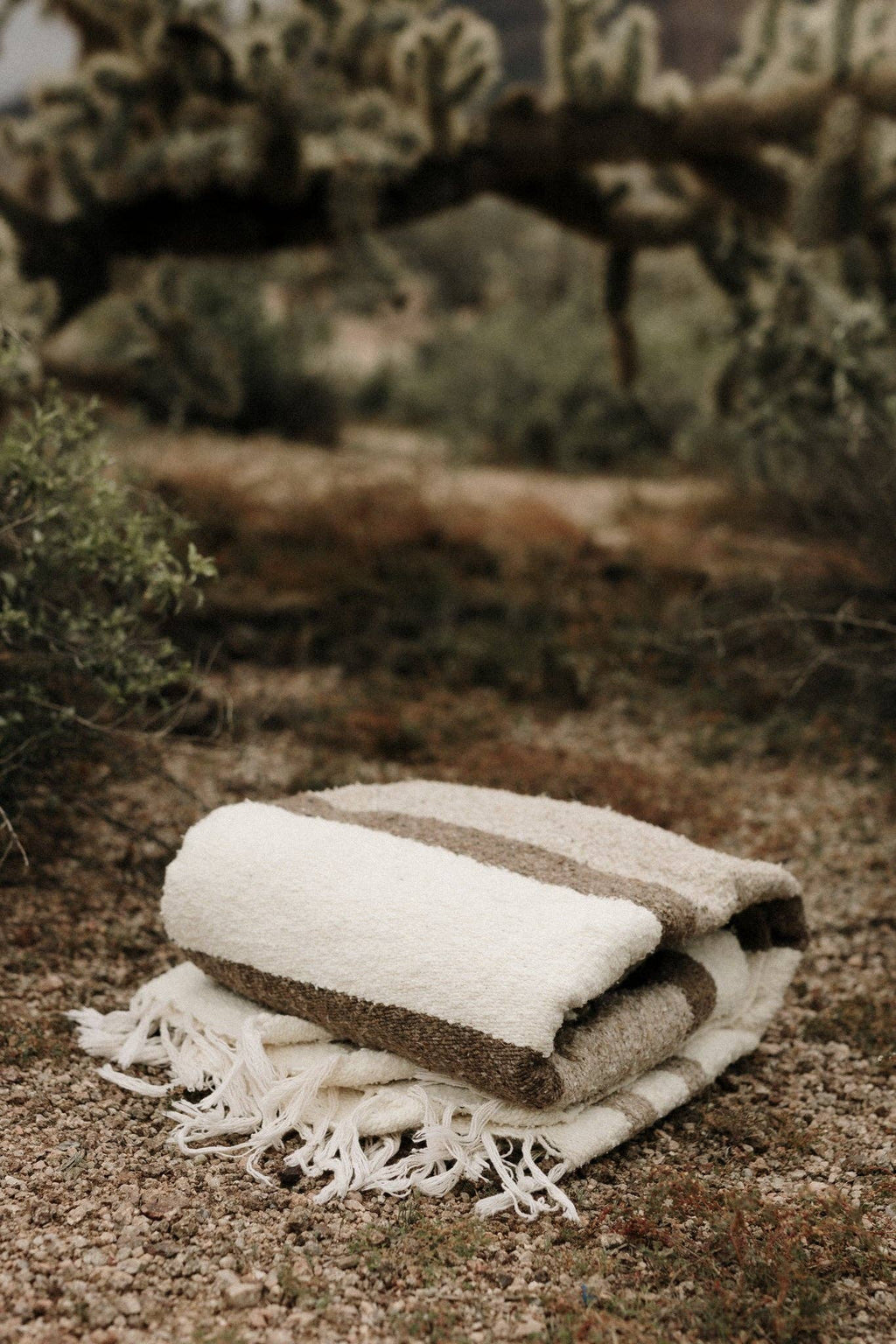 Tribe and True- Sandstone Lines 2.0  // Handwoven Blanket