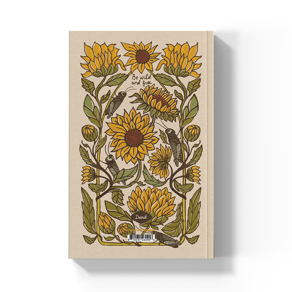 Denik- Sunflower Soft Touch Classic Layflat Notebook
