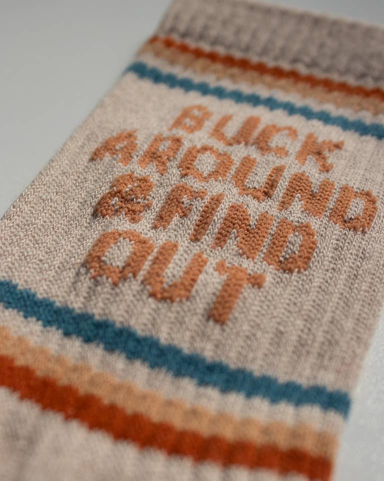 Shop Good- Buck Around and Find Out Western Socks