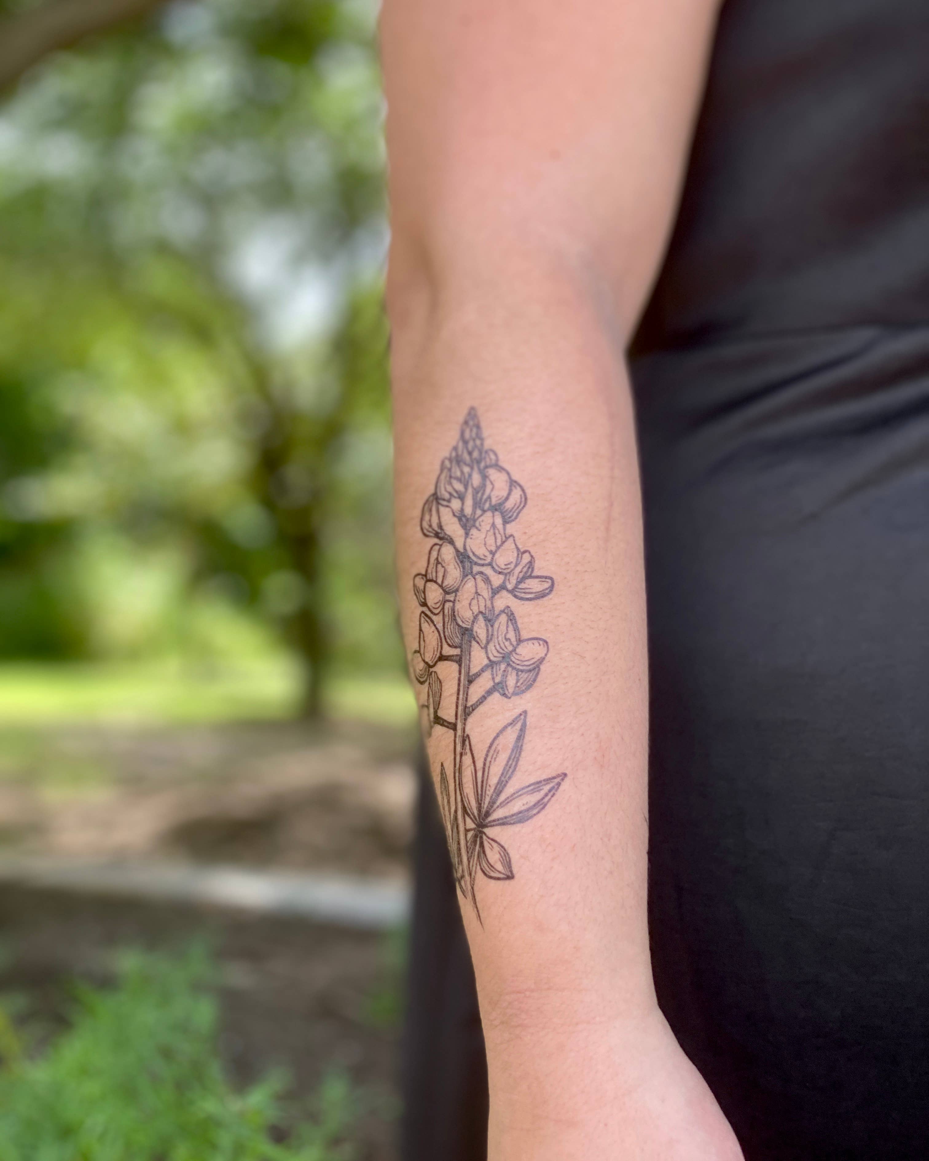 NatureTats - Bluebonnet Temporary Tattoo