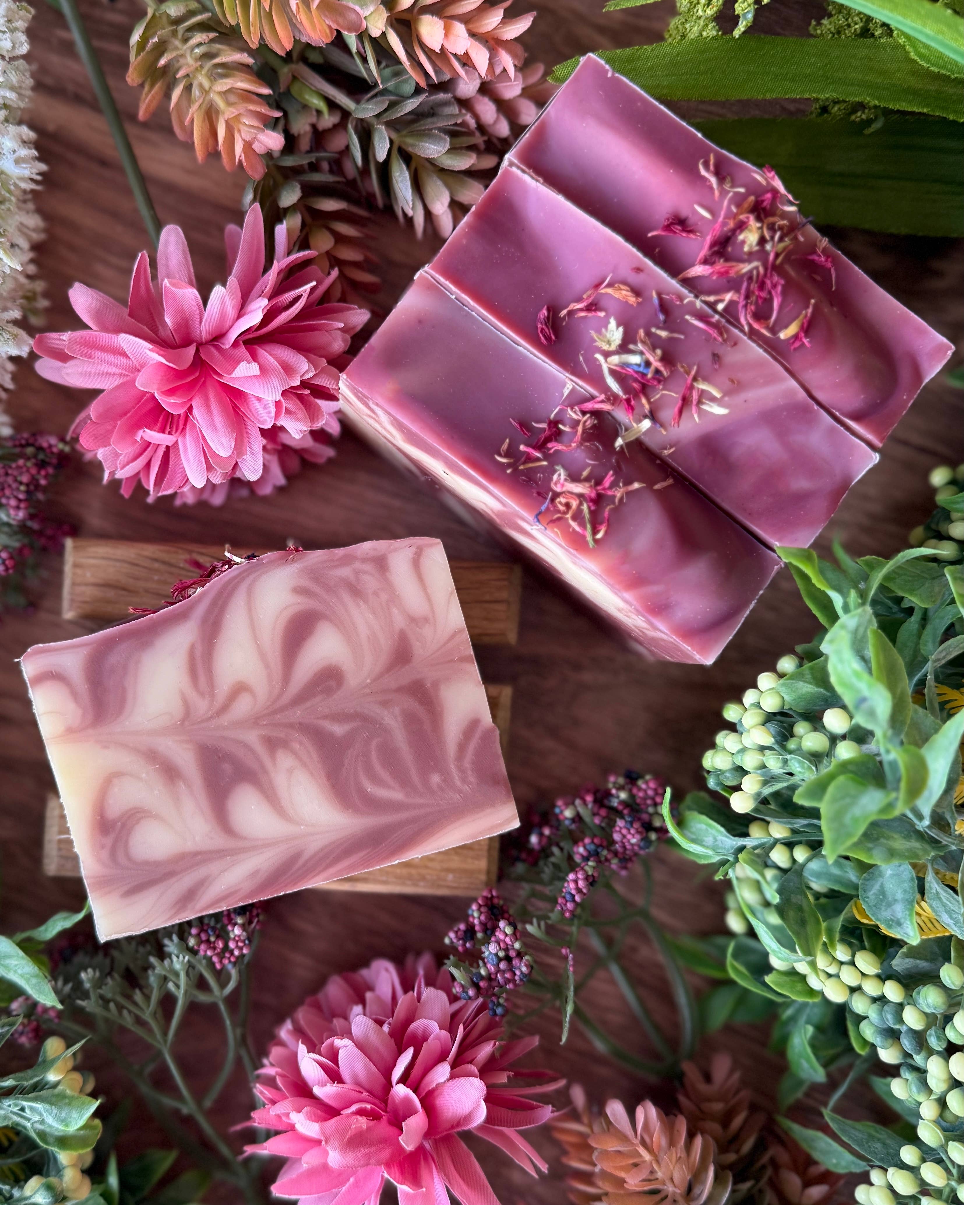 Ashley Marie Soap- Grapefruit & Geranium Bar Soap |Brightening Handmade Artisan