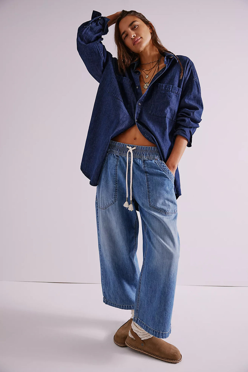 Free People- We The Free Easy Peasy Pull-On Jeans