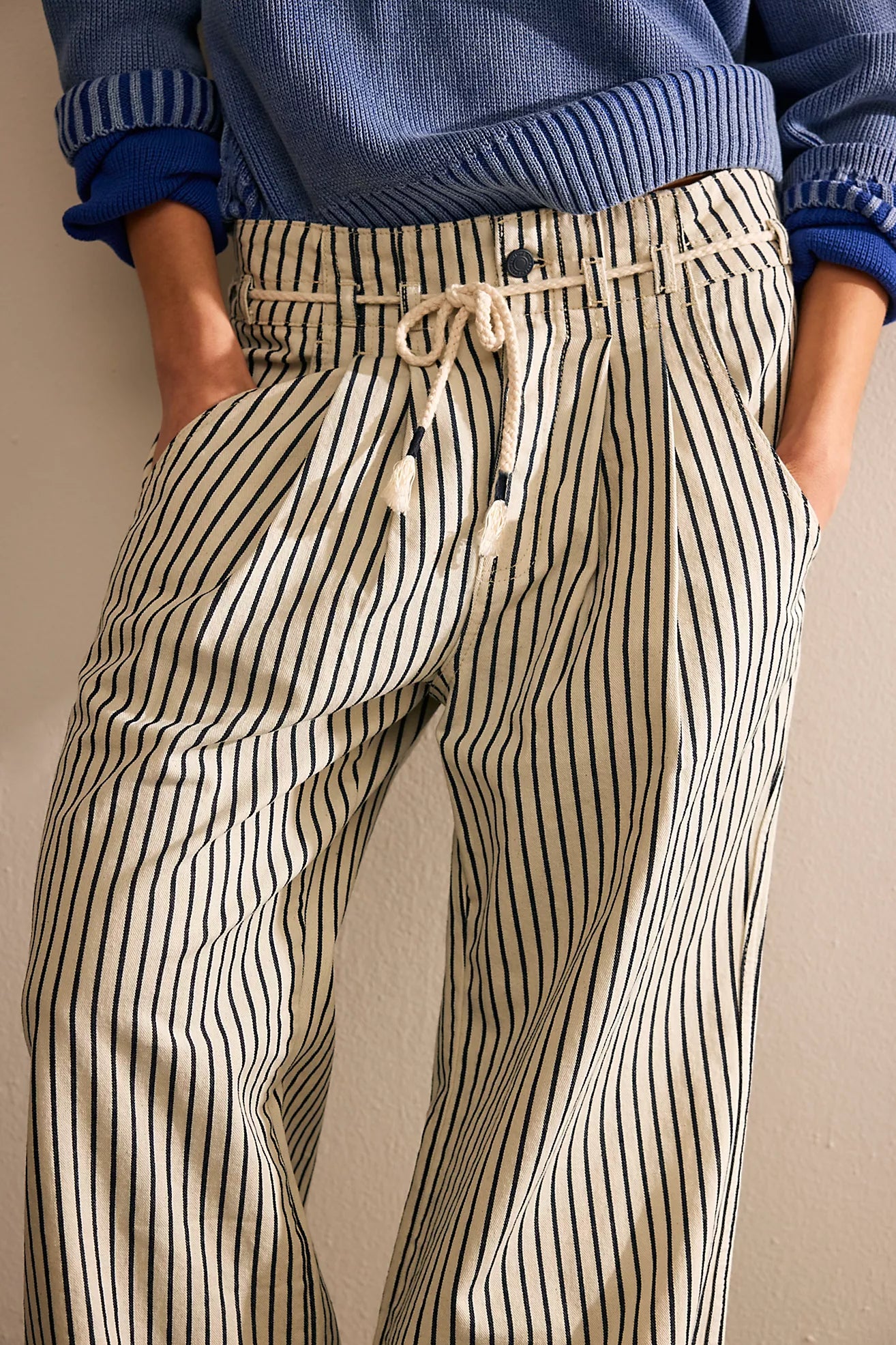 Free People - Dakota Cinched Pull On-RA - Washed Railroad