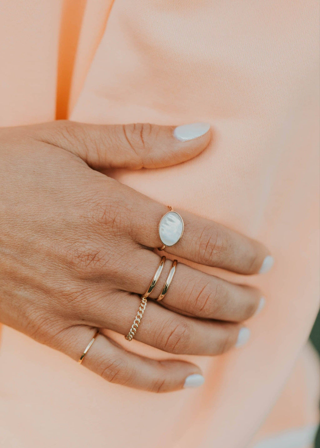 Hello Adorn- Del Mar Ring | 14kt Gold Fill + Sterling Silver