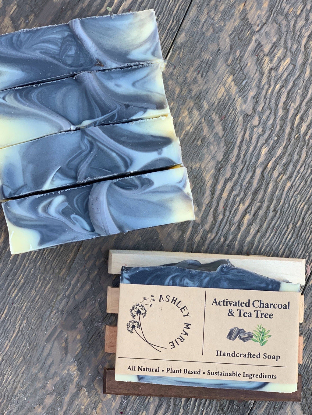 Ashley Marie Soap- Activated Charcoal & Tea Tree Bar Soap