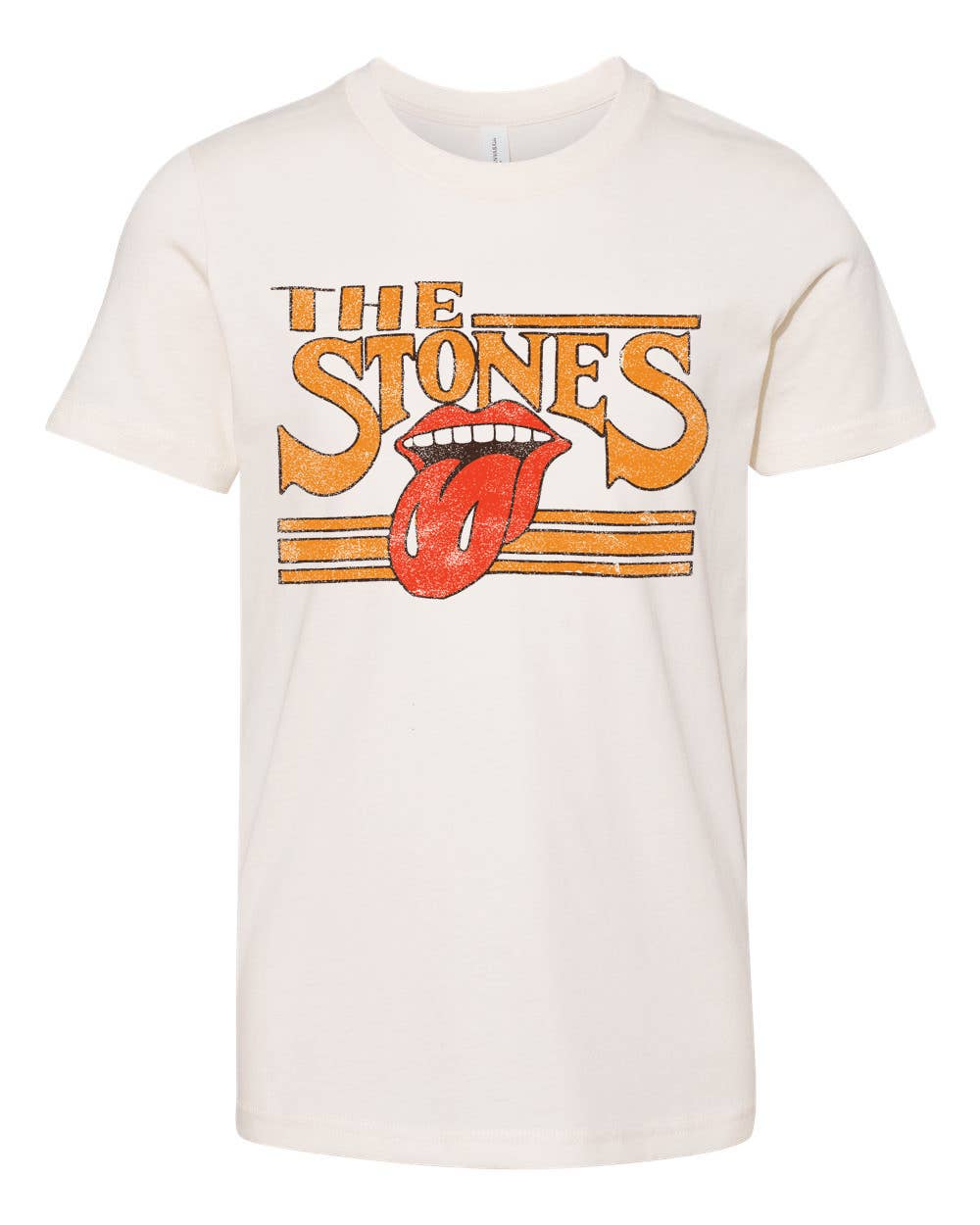 LivyLu- Children's Rolling Stones Stoned Cream Licensed Graphic Tee