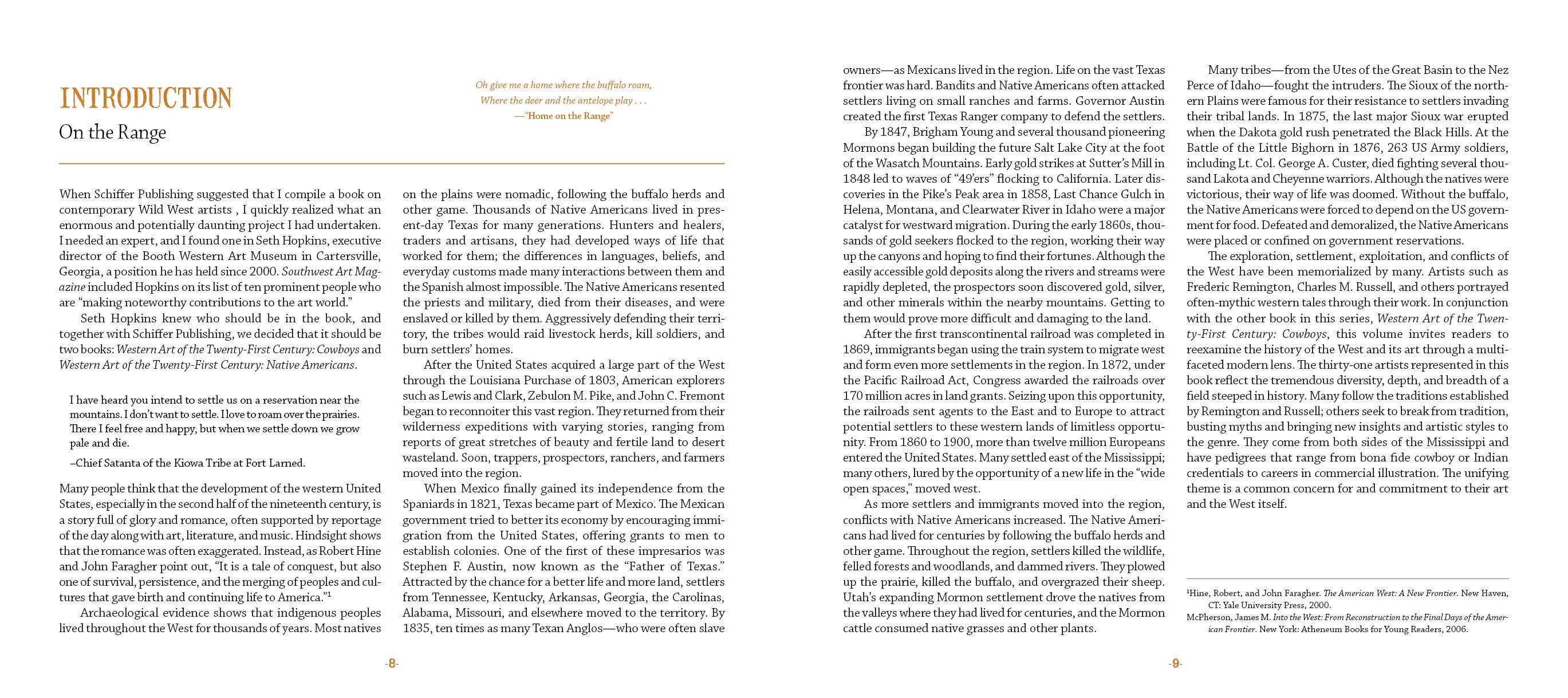 Schiffer Publishing- Western Art of the Twenty-First Century: Native Americans