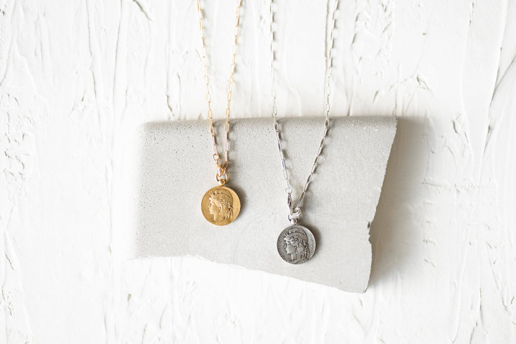 Reva Grey- Carson Coin Necklace