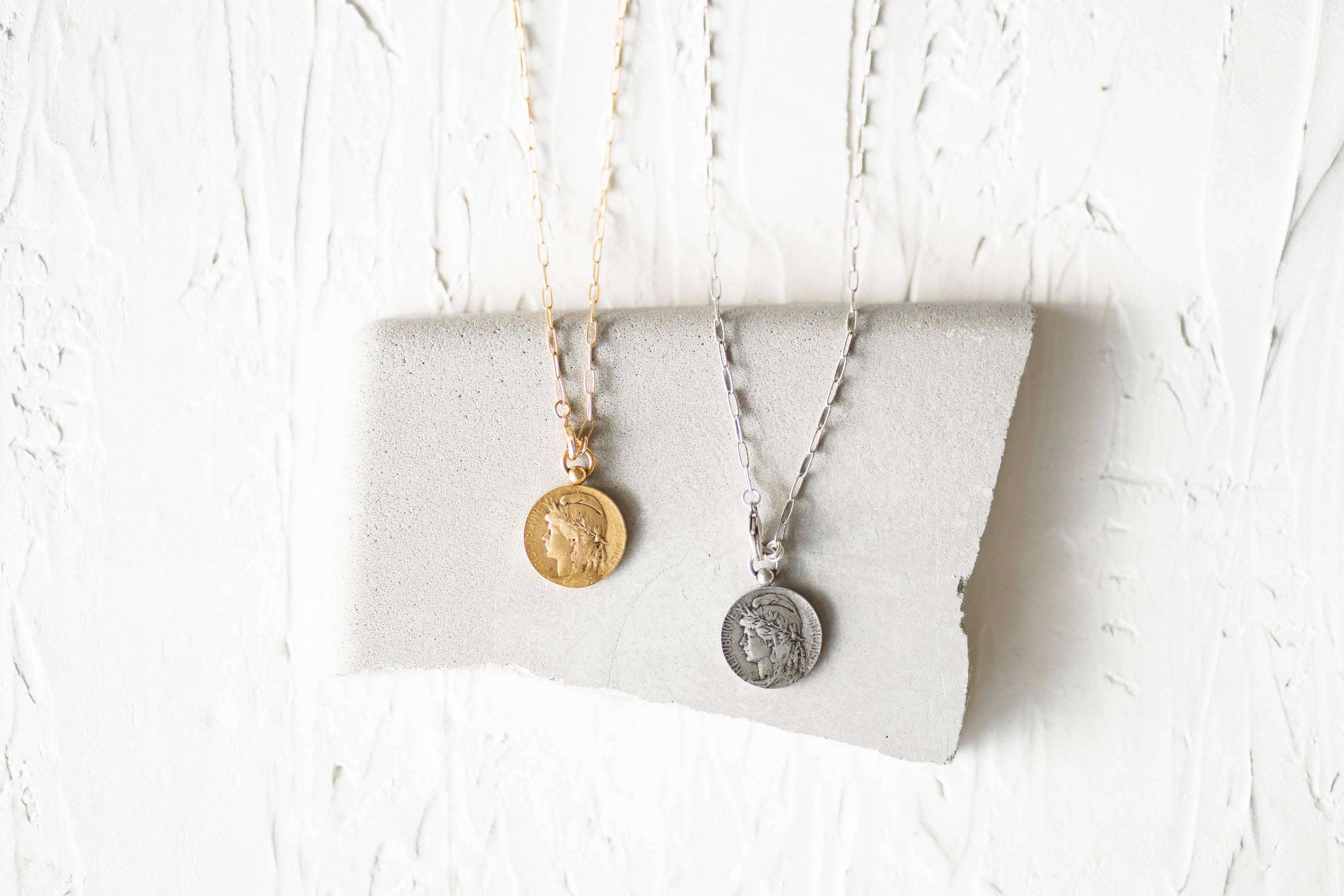 Reva Grey- Carson Coin Necklace