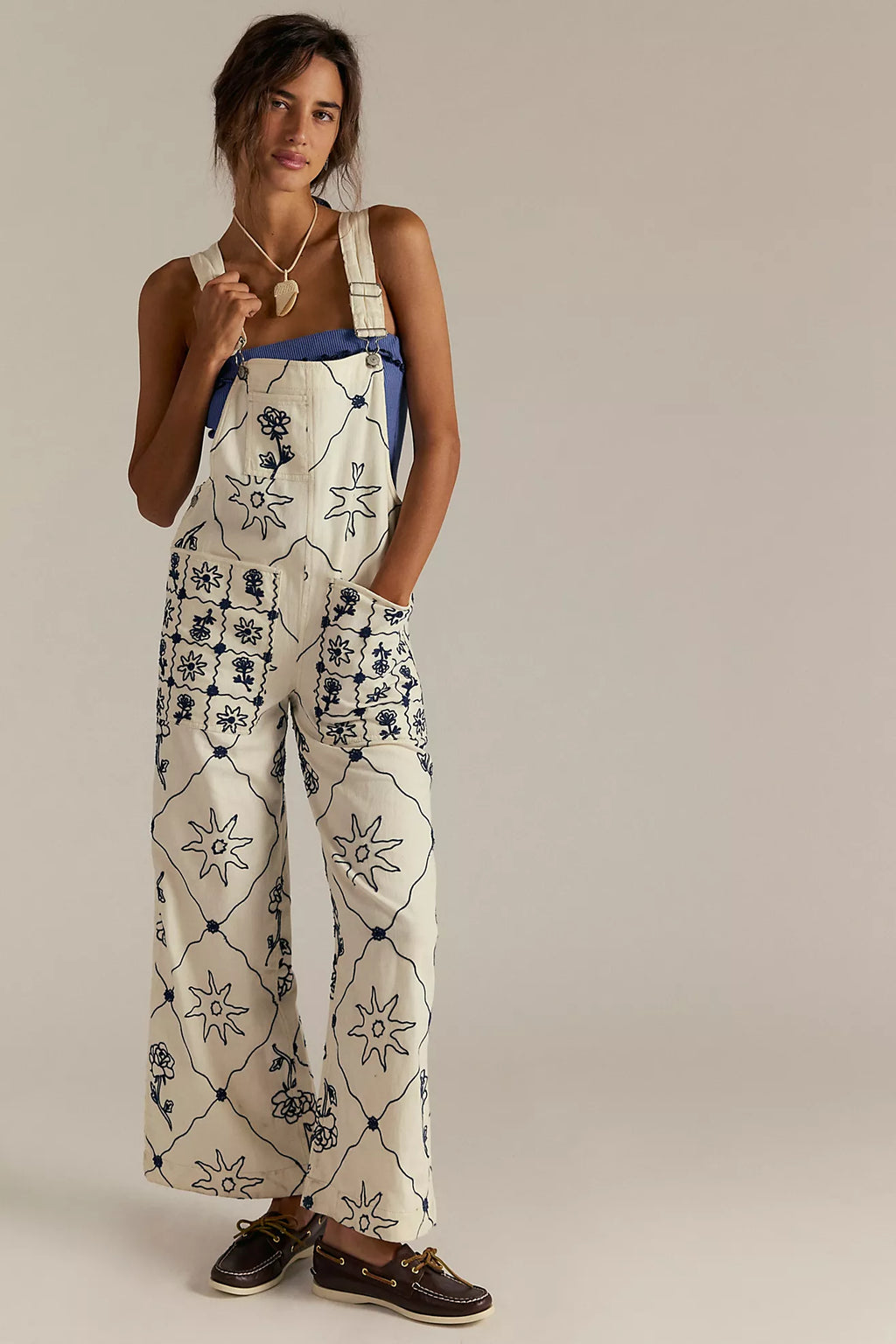 Free People- We The Free Rising Sun Overalls