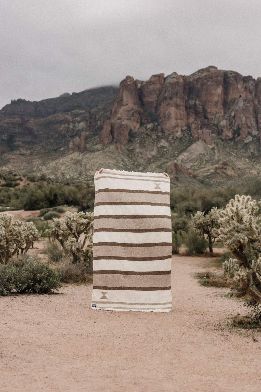 Tribe and True- Sandstone Lines 2.0  // Handwoven Blanket