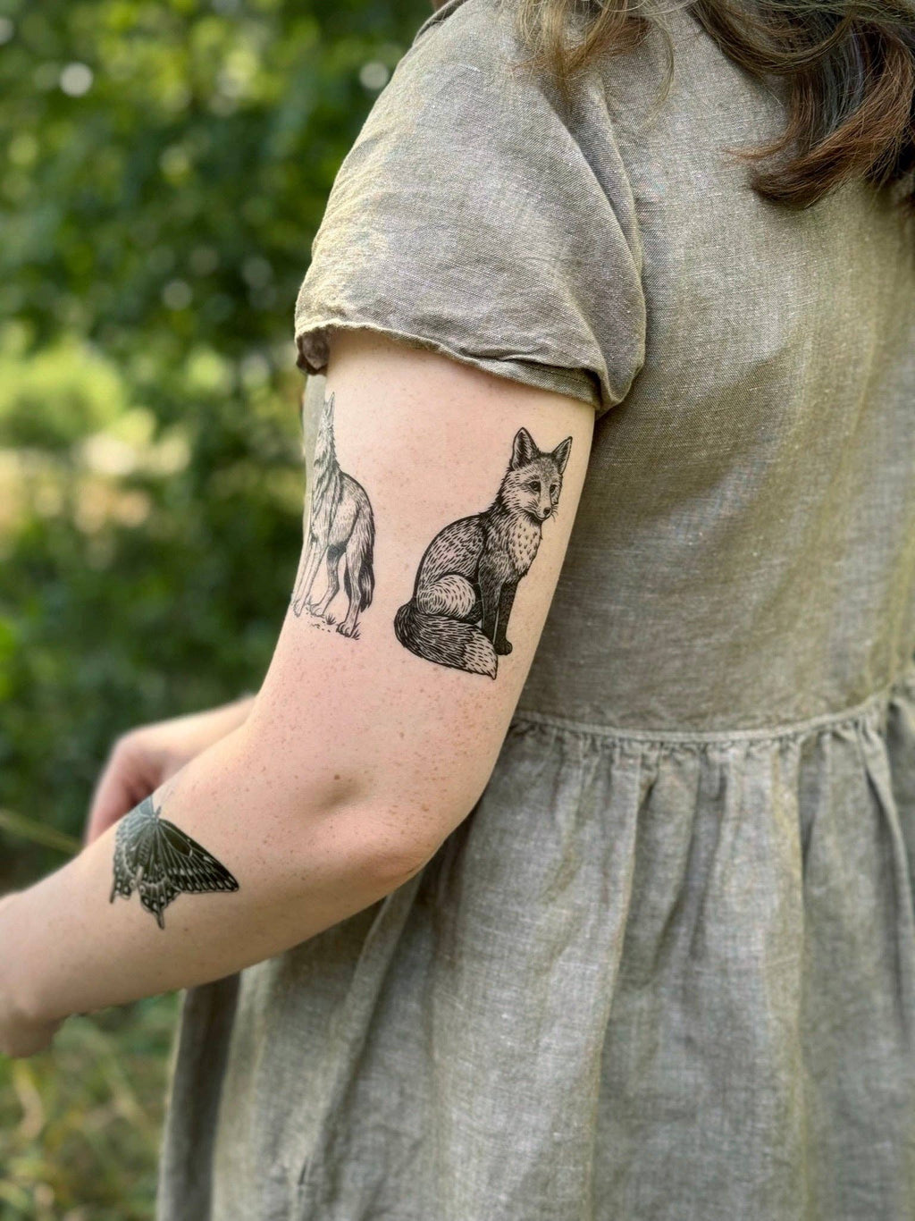 NatureTats- Fox Temporary Tattoo