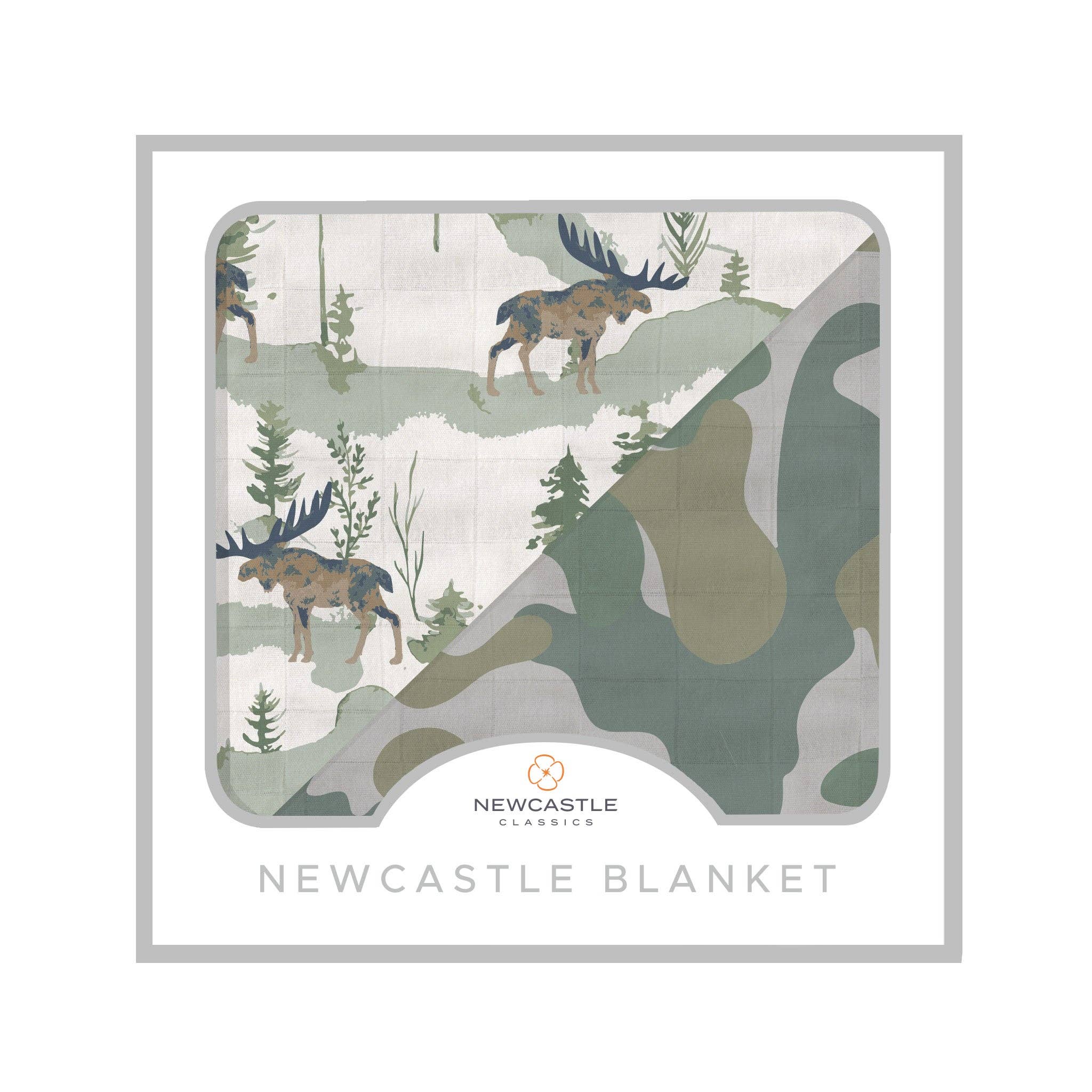 Newcastle Classics- Mountain Moose and Hunter's Camo Newcastle Blanket