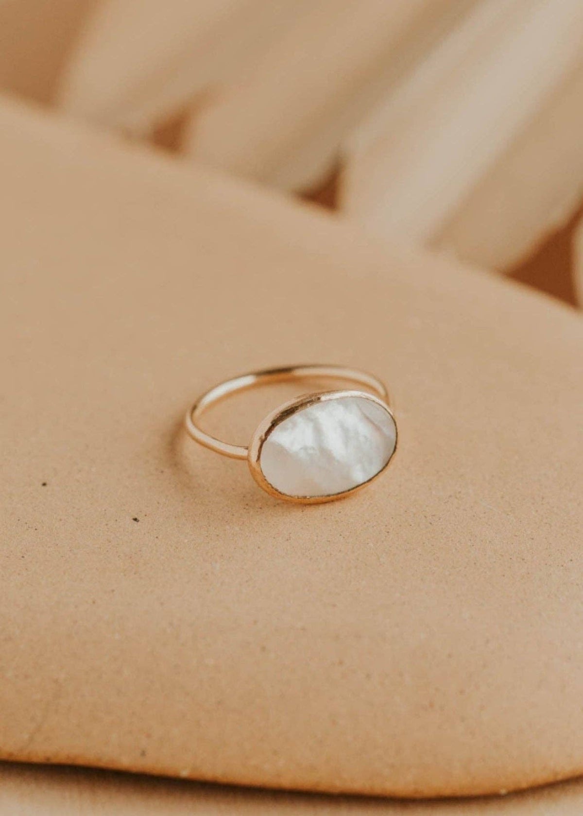 Hello Adorn- Del Mar Ring | 14kt Gold Fill + Sterling Silver