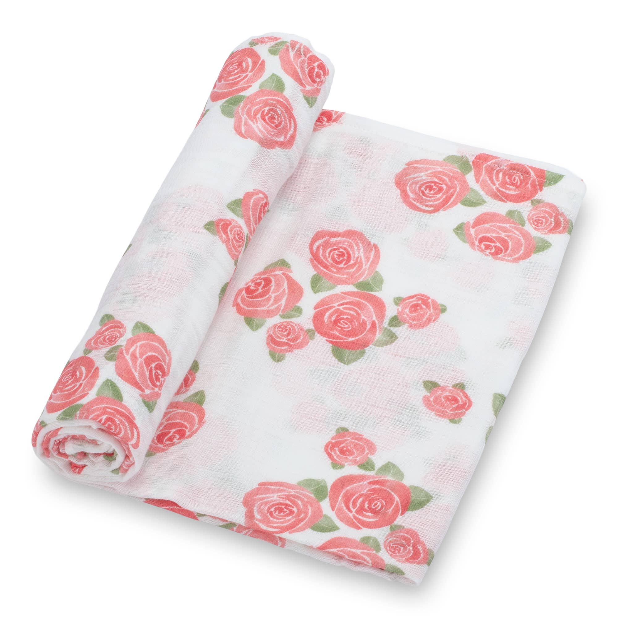 LollyBanks- Blooming Elegance Baby Muslin Swaddle Blanket