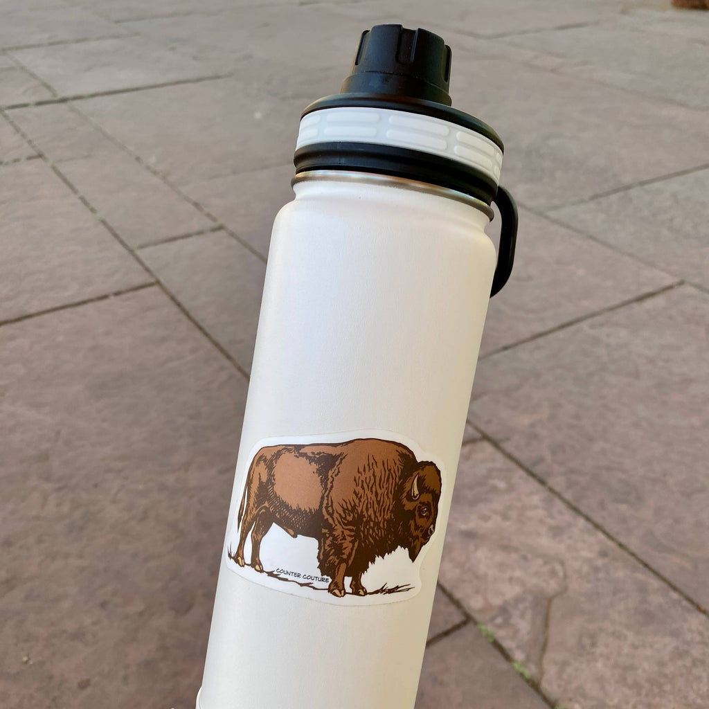 Counter Couture- Bison Sticker | Buffalo | Die Cut | Gifts