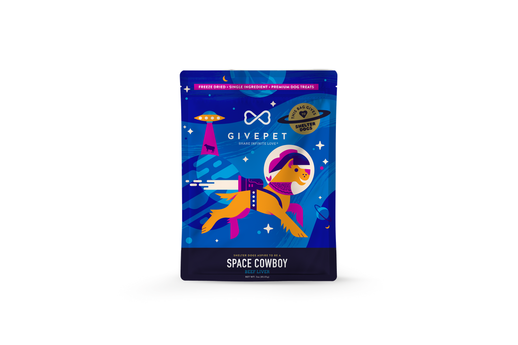GivePet- Space Cowboy Freeze-Dried Dog Treats