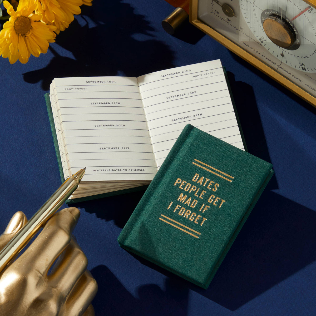 Brass Monkey- Dates People Get Mad If I Forget Tiny Diary