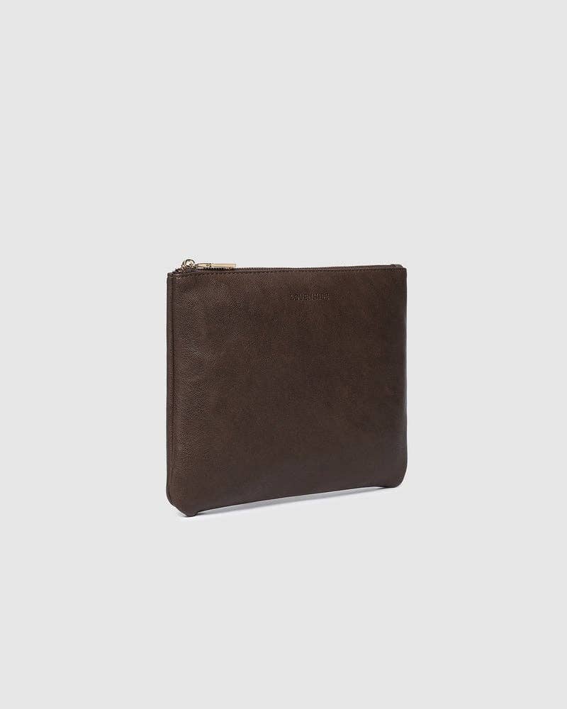 Louenhide- Pouch - Saddle Chocolate | Louie