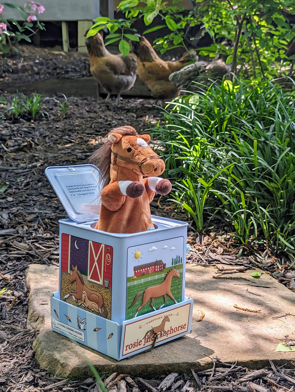 Jack Rabbit Creations- Rosie the Racehorse Jack in the Box