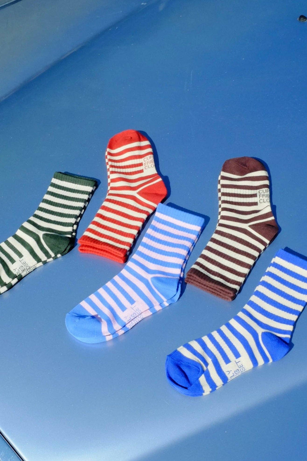 First Summer- Classic Striped Crew Socks
